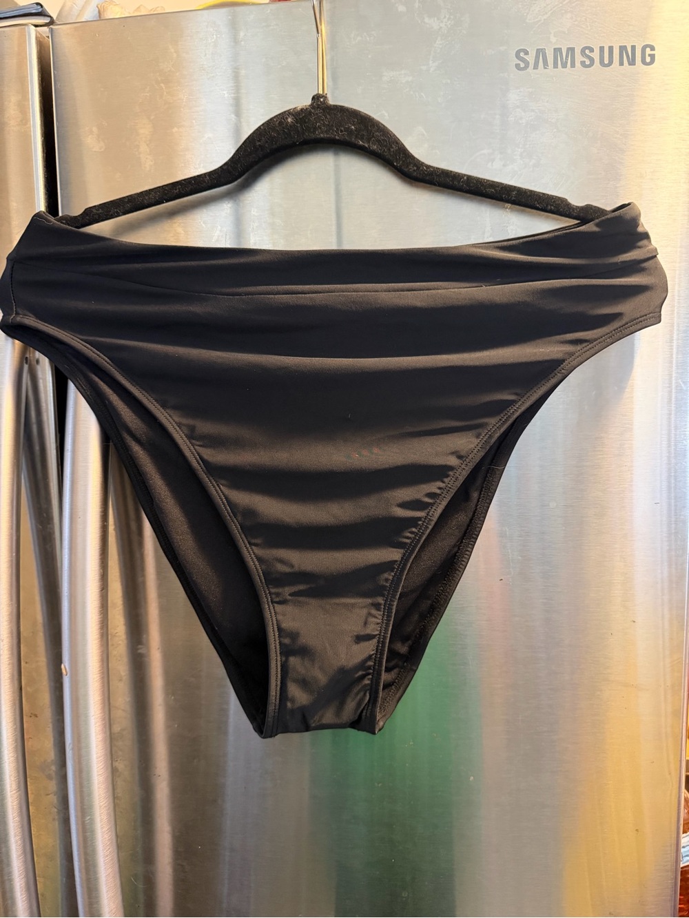 Xhilaration Black High-Waist Bikini Bottoms